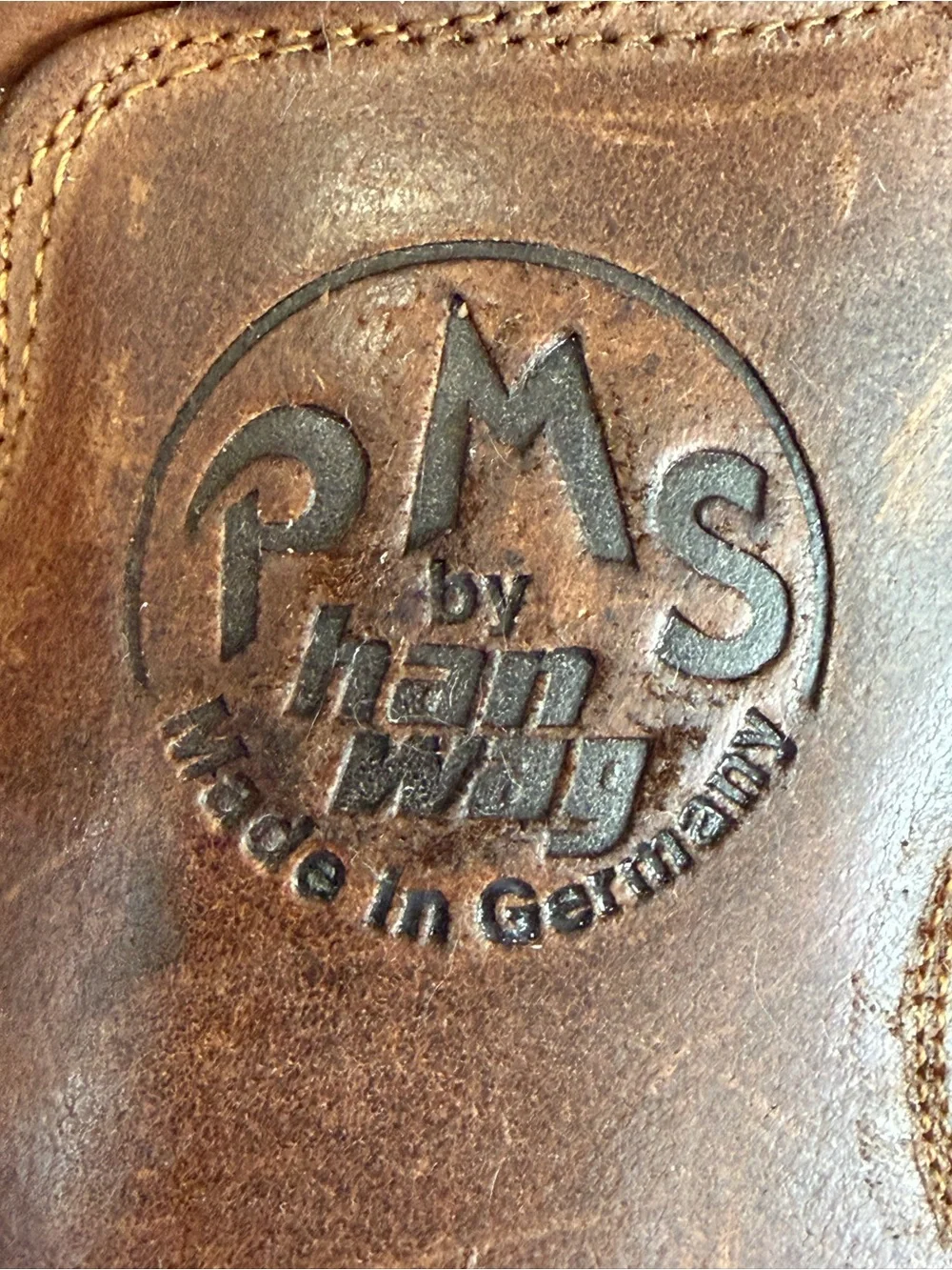 Vintage PMS by Han Wag Men's Sz 9 Classic Leather German Welt Mountain Boots